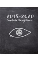 2018-2020 Year Goals and Monthly Planner: The Eye of Future 30 Months Calendar Yearly Goals Monthly Task Checklist