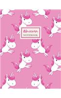 Pink Unicorn Composition Notebook - Back To School Journal For Girls