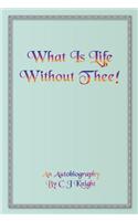 What is Life Without Thee?