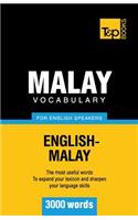 Malay vocabulary for English speakers - 3000 words