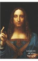 Leonardo Da Vinci Taccuino: Salvator Mundi - Perfetto Per Prendere Appunti - Ideale Per La Scuola, Lo Studio, Le Ricette O Le Password
