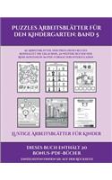 Lustige Arbeitsblätter für Kinder (Puzzles Arbeitsblätter für den Kindergarten