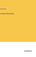 Lafayette Miscellany