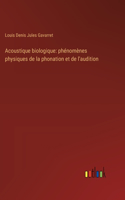 Acoustique biologique