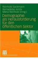 Demographie als Herausforderung für den öffentlichen Sektor