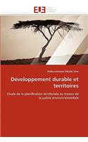 Développement Durable Et Territoires