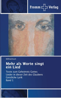 Mehr als Worte singt ein Lied