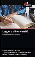 Leggere all'università