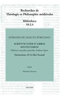 Durandi de Sancto Porciano Scriptum Super IV Libros Sententiarum. Distinctiones 39-44 Libri Secundi