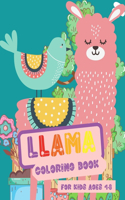 Llama Coloring Book
