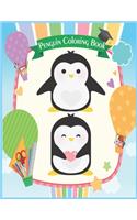 Penguin Coloring Book: All Ages Coloring Book with Beautiful Penguin Designs (Animal Books)