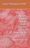 Missing Letter Hidden Word Sudoku