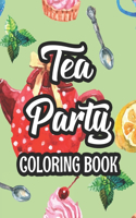 Tea Party Coloring Book