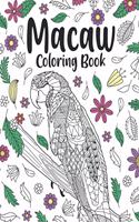 Macaw Coloring Book
