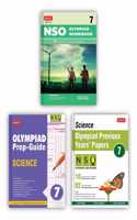 Sof National Science Olympiad (Nso) Work Book, Prep-Guide & Previous Years Papers With Mock Test Paper Class 7 - Olympiad Books For 2022-23 Exam (Set Of 3 Books)