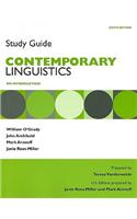 Study Guide for Contemporary Linguistics: An Introduction