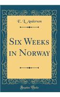 Six Weeks in Norway (Classic Reprint)