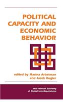 Political Capacity And Economic Behavior