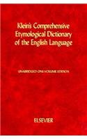A Comprehensive Etymological Dictionary of the English Language