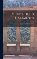 Minuta De Un Testamento