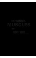 Installing Muscles... Please Wait: Notebook Journal Diary 110 Lined pages