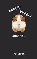 Guinea Pig Wheek Notebook