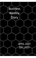 Business Weekly Diary April -Dec 2019