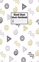 Blank Sheet Music Notebook