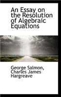 An Essay on the Resolution of Algebraic Equations