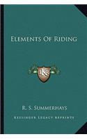 Elements of Riding