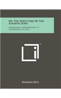 On the Structure of the Sunspot Zone