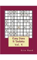 Easy Does It Sudoku Vol. 9: (English)