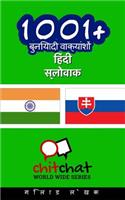 1001+ Basic Phrases Hindi - Slovak