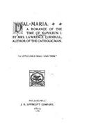 Val-Maria. A romance of the time of Napoleon I
