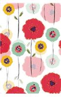 Foral Journal: Blank Notebook Diary Log(25 Florals 365 Lined)