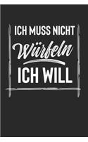 Ich Muss Nicht Würfeln Ich Will: 2 Jahres Kalender I Monatsplaner I Familienplaner I Planer Din A5 120 Seiten I Tagebuch I Januar 2020 - Dezember 2021 Wochenplaner I Todo Liste I Wi