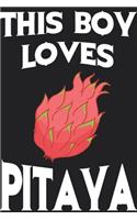 This Boy Loves Pitaya Notebook