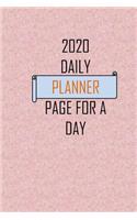 daily calendar 2020 page a day