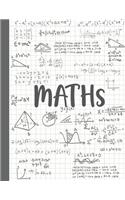 Maths Graph Paper Notebook