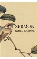 Sermon Notes Journal