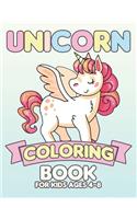 Unicorn Coloring Book for Kids Ages 4-8