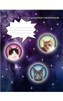 Space Cats Composition Notebook