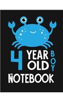 4 Year Old Boy Notebook
