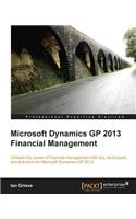 Microsoft Dynamics GP 2013 Financial Management