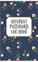 Internet Password Log Book: Password Book with Alphabetic Tabs A-Z, Includes Notes Area, Important Contacts & Birthdays Pages, Whimsy Floral Background, Flowers Design