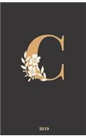 C 2019: Monthly and Weekly Diary 2019 (Also Dec 2018) with Yearly Overviews, Monthly Calendars and Weekly 2-Page Horizontal Layout, Notes, Lists (Sunday Sta