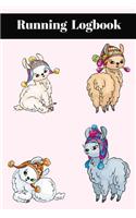 Running Logbook: Track All the Key Data from Your Daily Runs in This Logbook Tracker with Cute Llama Cover