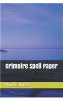 Grimoire Spell Paper