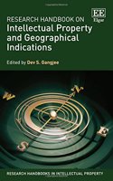 Research Handbook on Intellectual Property and Geographical Indications