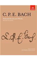 Selected Keyboard Works, Book III: Five Sonatas: (A flat maj, Wq. 49/2, B min, Wq. 55/3, F maj, Wq. 55/5, F min, Wq. 57/6, C min, Wq. 60)(Signature Series (ABRSM))